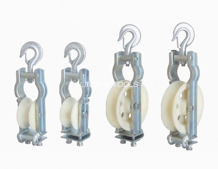 Skyward et Hooked Conductor filum Funem Pulley Stringing sedens et pendens Type Dual-usus Stringing Clausus