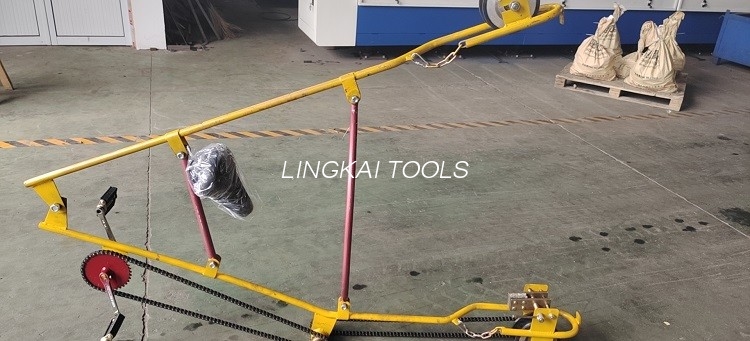Overhead Lines Cart bicycles For Two Fasciculus Conductor Inspection Trolley