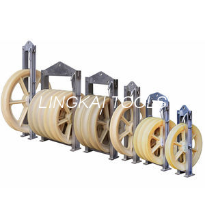 Conductor Stringing Pulley Cuneos For Power Transmission Line Construction Cable pendens Pulley Clausus