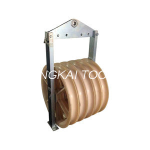 508mm 3-Rota Nylon Duplex Sheave Pulley Clausus enim Electric Construction