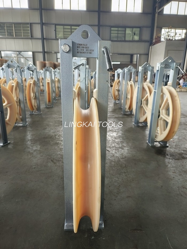 660mm Diameter Bundled Condcutor Pulley Stringing Clausus Cum Nylon Currus Power Transmission Partes