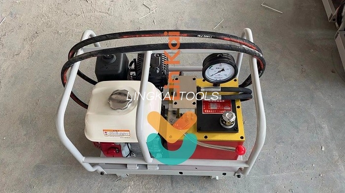 80 MPa High-Pressure Motorised Hydraulic Pump Station 300tons Hydraulic Conductor Press Machina For Compressor