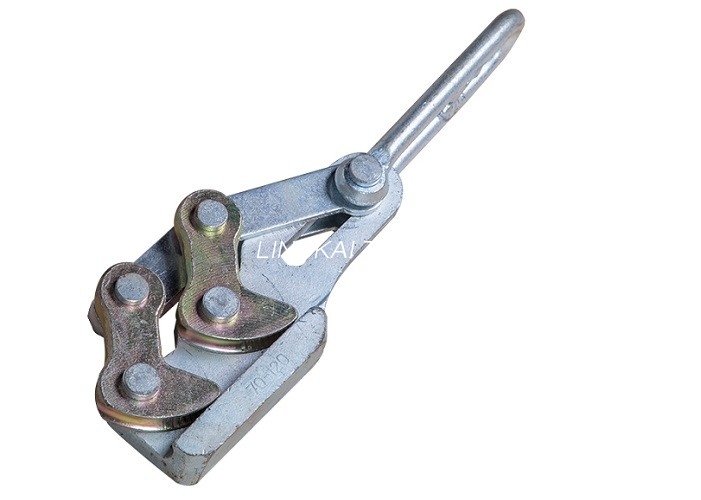 20kN Eccenter Humus Filum Funem Grip Puller, Quadratum Steel Funis filum Grip