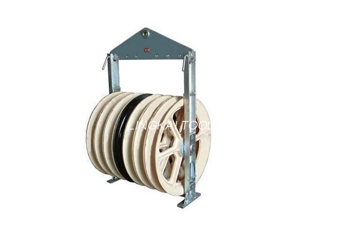 Quinque Nylon Rotae Diameter 916mm Bundled Conductor Pulley For Overhead Line