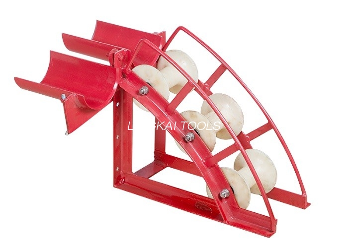 Red B Series Underground cable Tools Cable Trahing Pulley Clausus Guide Rollerus