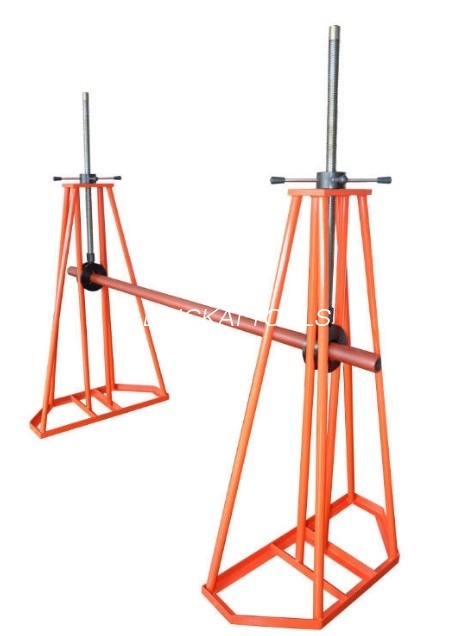 Foot Brake Hydraulic Cable Drum Stand Securus Move Cum Trapezoidalis Structure