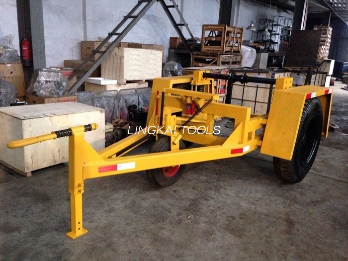 Flexibiles Steering Subterraneis Cable Tools , 5 Ton Hydraulic Cable Reel Carrier