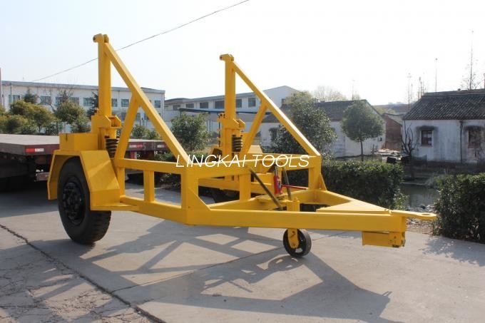 80KN Hydraulic Underground Installation Equipment Filum Reel Trailer