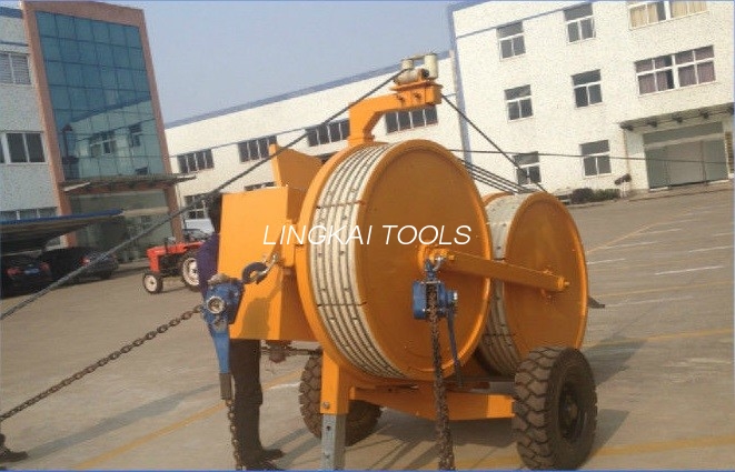 Orange Hydraulic Puller Tensioner SA-YQZ40 40KN Pro trahendo / Tensioning Conductor