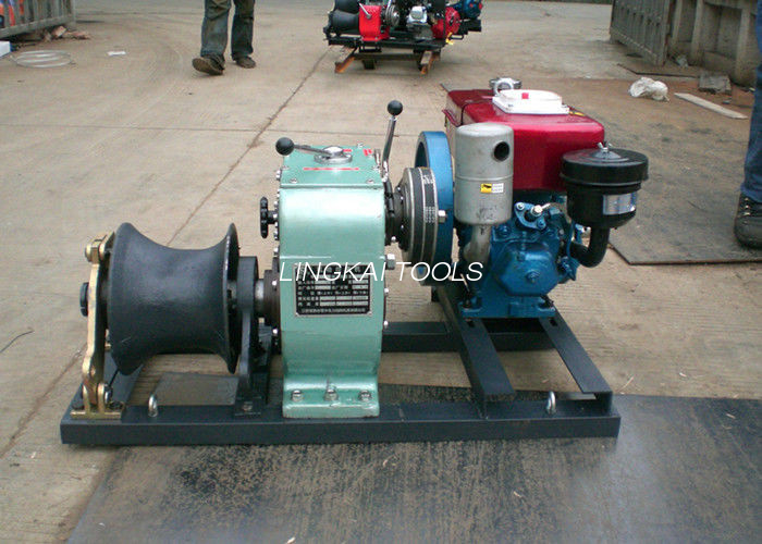 Diesel Engine 5 Ton Winch, Electrical Power Line Construction EXILIM Winch