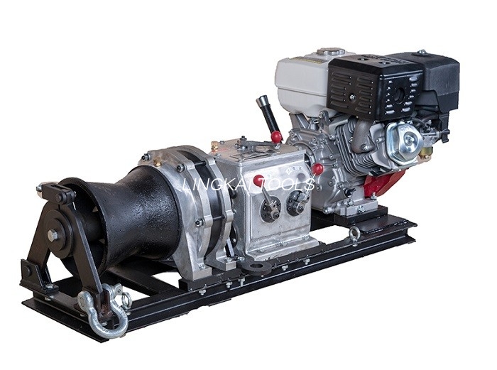 V Ton poli Profecti Celeri Cable Winch Puller Quatuor Grades Apparatus Wire Funem Winch