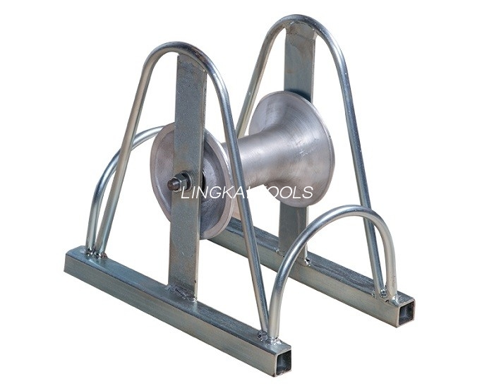 Aluminium Alloy Stringing Pulley Bridge Type Recta Linea Cable Rollerus