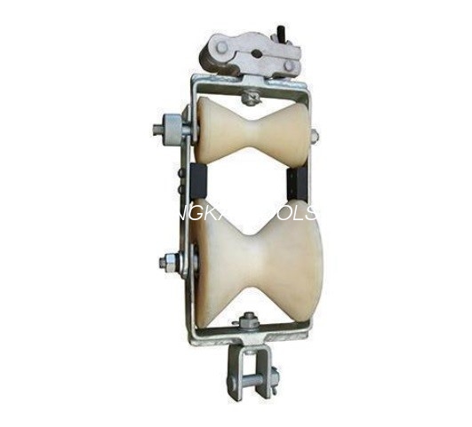 SH2 - OPGW1 Fiber Optical Cable Tools Fiber Cable Duplex Pulley Nylon Material