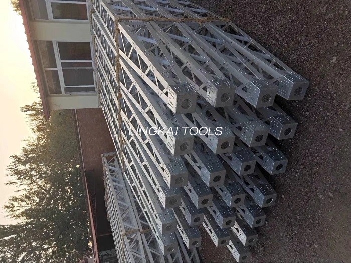 ISO CE Super caput Fila Turris Erection Tools Aluminium Alloy Frame Style Working Platform