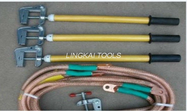 35KV Voltage Electric Security Tools Copper Ground Rod JDX Cum Terra Fibulae