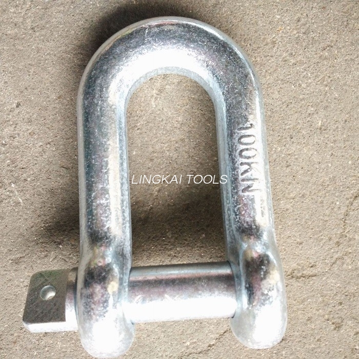 Princeps distrahentes Connector Shackle / Galvanized Chalybis compedes pro Iungo Steel filum