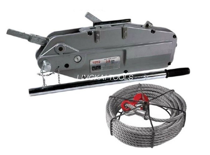 8/12.5kn Electrical Cable trahens Tools HSS Manu Wire Funis Winch Iso Standard