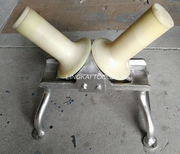 Una via filum trahens Rollers / V Shaped Cable trahens Rollers 10kN Rated Load