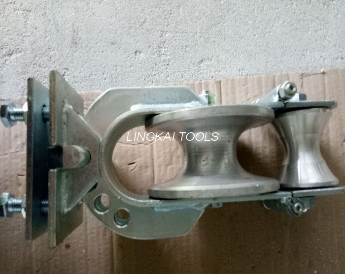 Aluminium Sheave Cable trahens Trochleae SHCS-2 20KN Tres Propositum Stringing Clausus