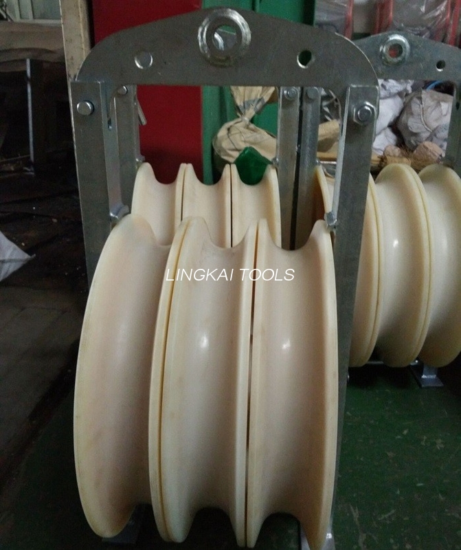 Dia 660mm Conductor Stringing Blocks / String Equipment For Overhead Power Lines