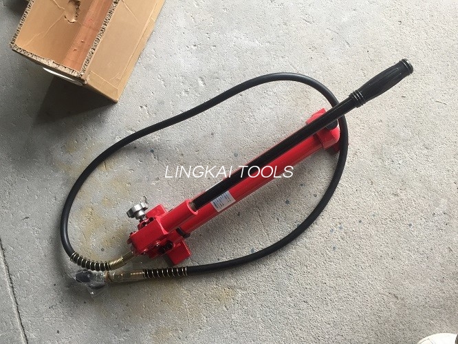 700 Bar 1000psi Protable Hand Operated Hydraulic Pump 900CC Olei capacitas Dura