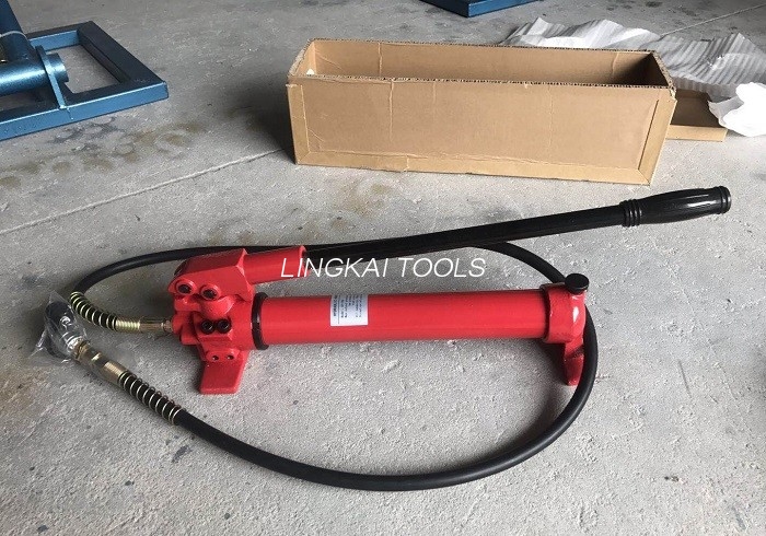 CP-700 Manual Hydraulic Oleum Pump, Protable Hydraulic Hand Pump Steel Material