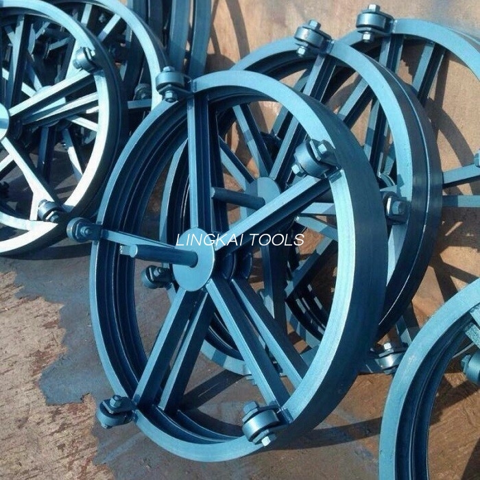 1000mm Diameter Underground Cable Tools Rotate Steel Plate State Exsolvere Drum Turntable