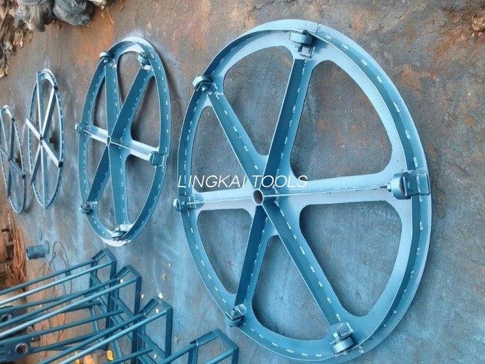 Gravis officium iusti exsolvere Turntable cable Reel stat Cum 500mm cable Drum Support