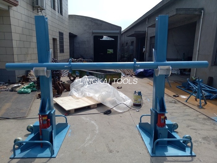 Electrical Carrying Cable Reel Sta trahens Tools 20 Ton With Hydraulic Jack