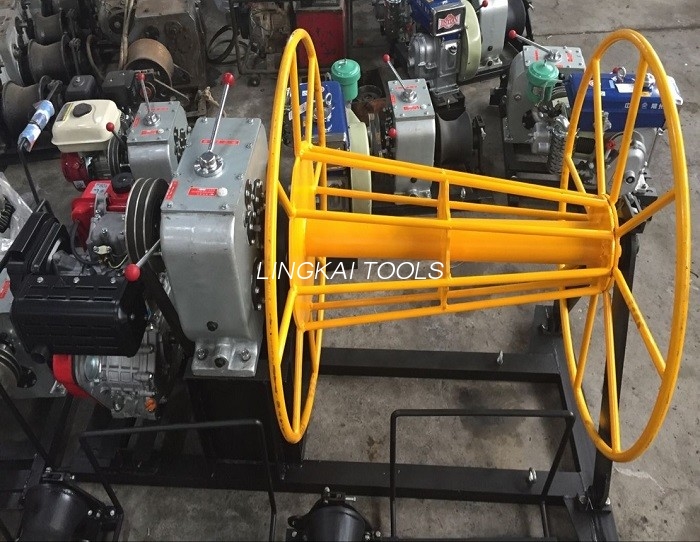 Stringing Line Construction Engine Powered Winch 3T With Yamaha Engine