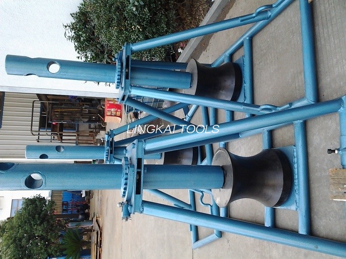 V ton Manual Turn Winch trahens filum funem in Power linea Construction