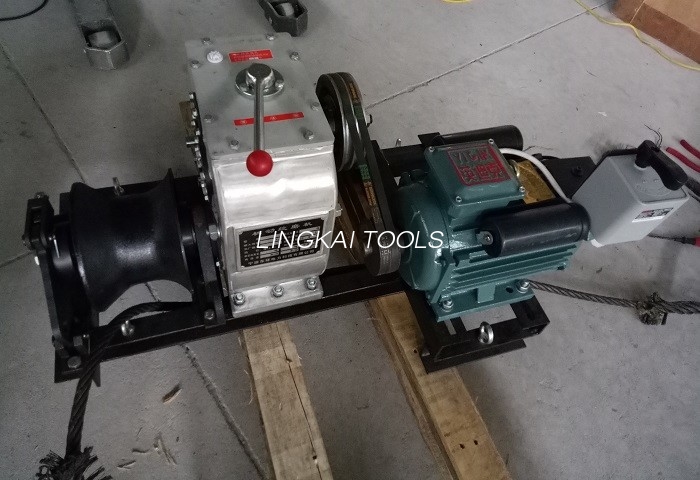 Portable III Tons Power cable Winch Puller Cum Electric Engine in Power Line Construction