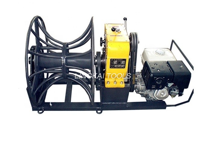 Traductio Line Wire Funis Winch / 2 Ton Wire Tolle Winch Cum Gasoline Engine