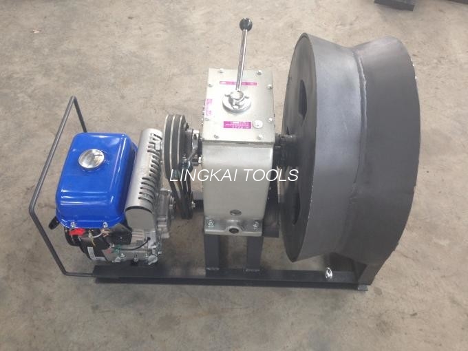 Gasoline Engine cable trahens Equipment Wire Funem Capstan 3 Ton In Line Transmission Site