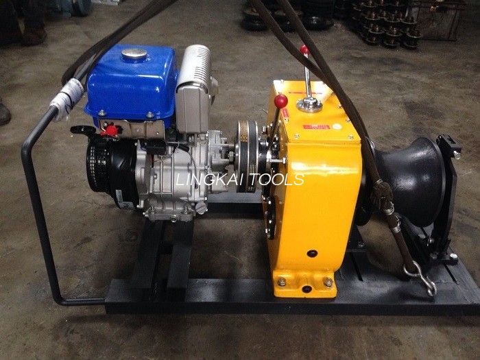 Wire Rope Hoisting cable Winch Puller / Cable Drum Winch JJM 8Q ISO Certification