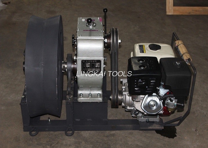 Capacitas 50KN Milling Gasoline Powered Winch Petrol Engine ad trahendum Hoisting