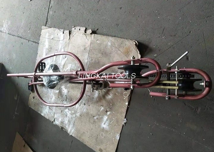 Bicycle Type Transmission Line String Tools Single Line Trolley for inspecting