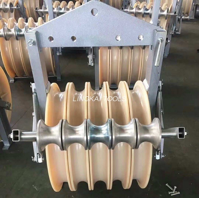 Transmissio Line Grounding Roller Conductor Stringing Blocks