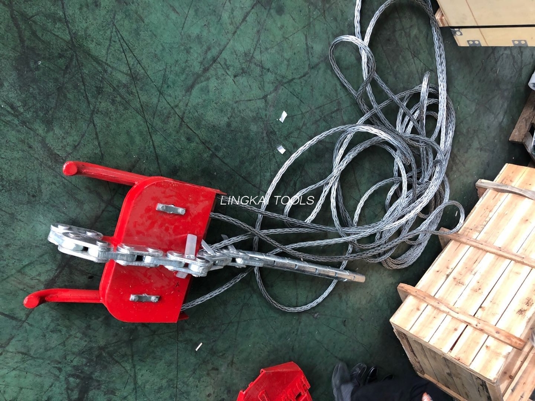 Libra Type 130kn Four Fasciculus Conductors Cursor tabulas super caput Stringing Line