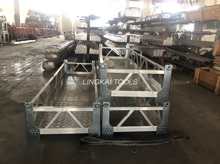 Aluminium Alloy Working Platform For Tower Conductor Joins Compression