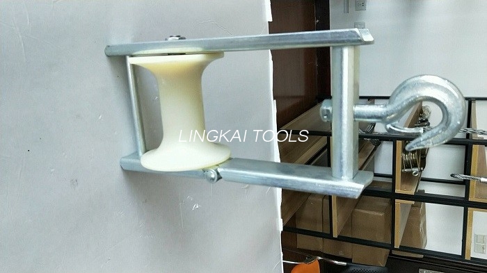 Aluminium Nylon Obstructionum Aeria Cable Stringing Roller Bunch Conductor
